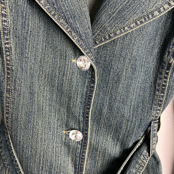 NWT Ivy Jane Gorgeous Jean Jacket with Belt- Medium‎ - Picture 4 of 12